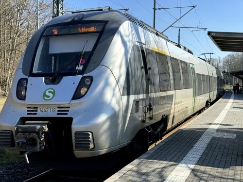 Frohburger Bahnhof S6 Richtung Schkeuditz