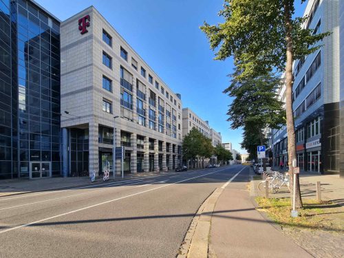 Blick in die Querstraße Leipzig Zentrum-Ost