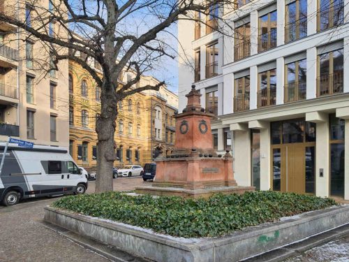 Kugeldenkmal Reudnitzer Straße in Leipzig Zentrum-Ost